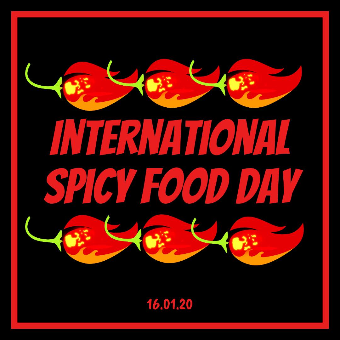 Video Template International Spicy Food Day OFFEO   International Spicy Food Day 